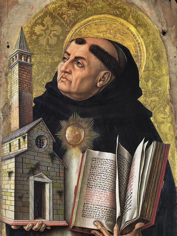 Thomas Aquinas, painted by Carlo Crivelli, 1476