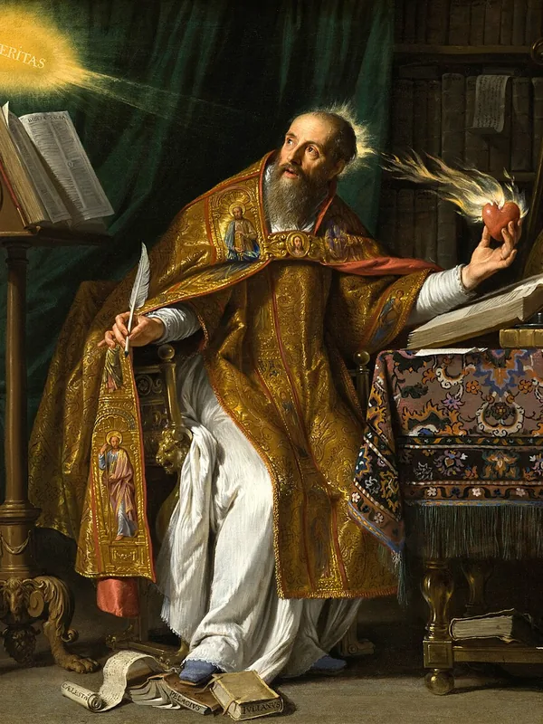 Saint Augustine, painted by Philippe de Champaigne, about 1650