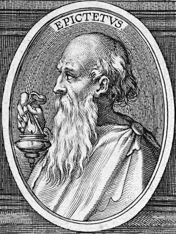 Epictetus, engraving by Theodoor Galle, 1605