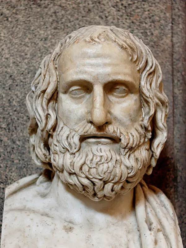 Bust of Euripides, Museo Pio-Clementino, Vatican