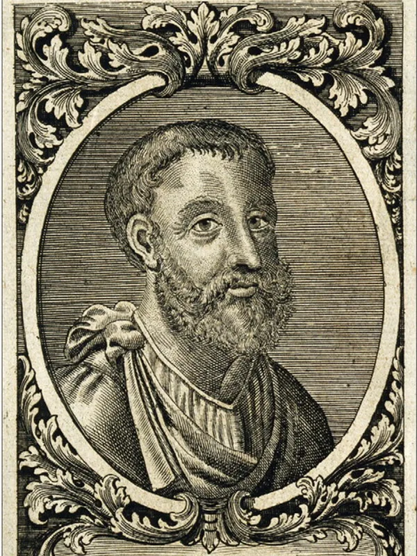 Galen, engraving by Georg Paul Busch