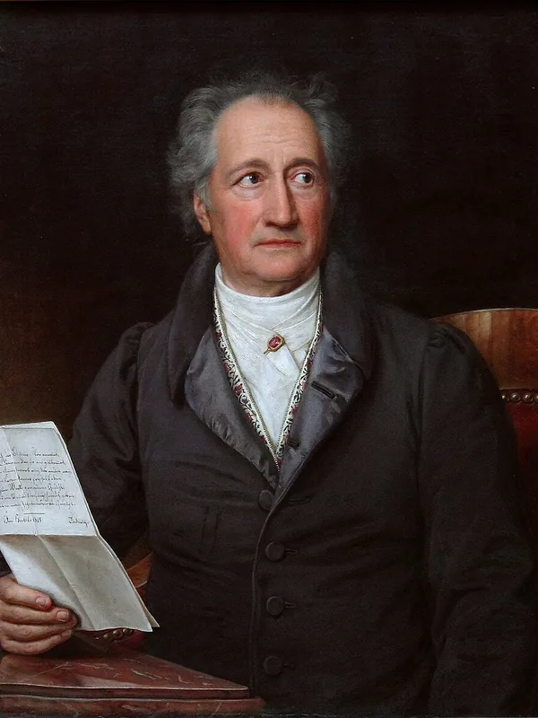 Goethe, painted by Joseph Karl Stieler, 1828