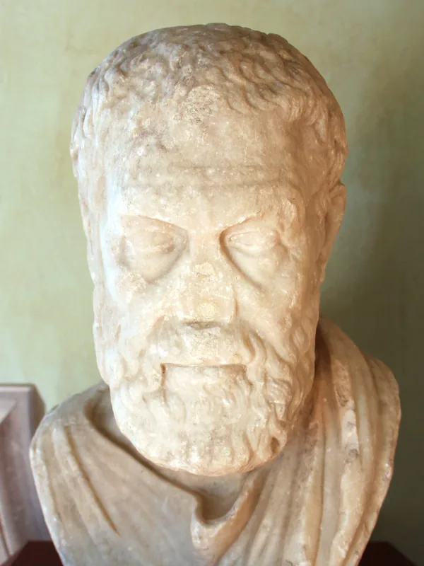 Roman bust of Hyperides (photograph by Sailko, CC BY-SA 3.0)