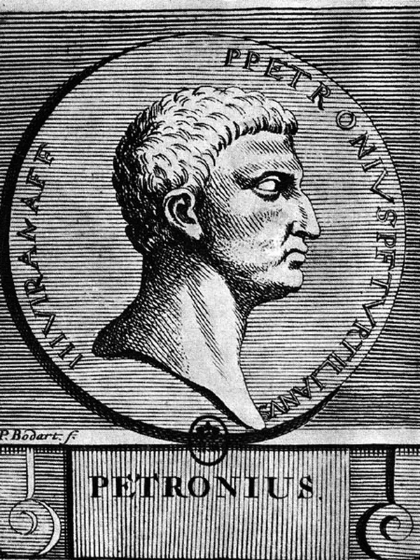 Petronius, engraving by P. Bodart, 1707