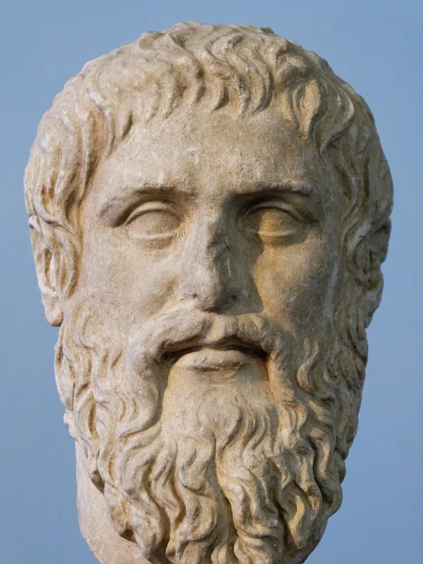 Plato, Roman copy of a portrait by Silanion, Capitoline Museums (photograph by Marie-Lan Nguyen, CC BY 2.5)