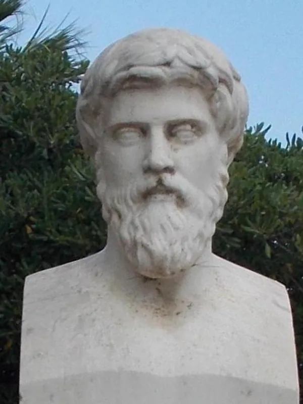 Statue of Plutarch at Chaeronea (photograph by Odysses, CC BY-SA 3.0)