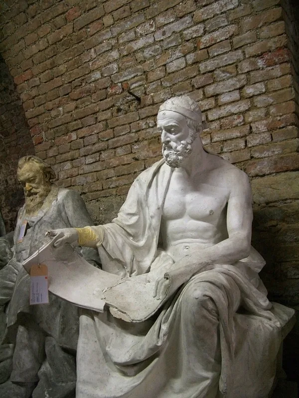 Polybius, plaster model for a statue in Vienna (photograph by Manfred Werner, CC BY-SA 3.0)