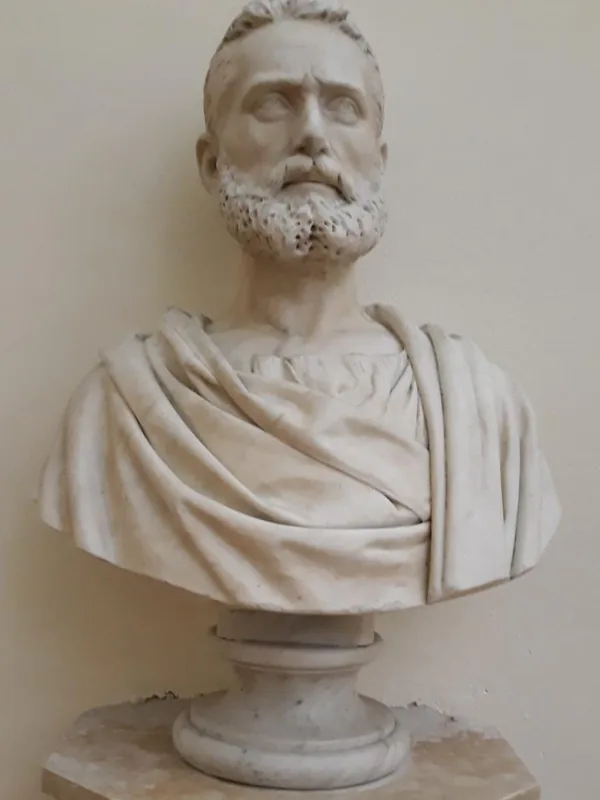 Bust of Vitruvius (photograph by Mikceo, CC BY-SA 4.0)