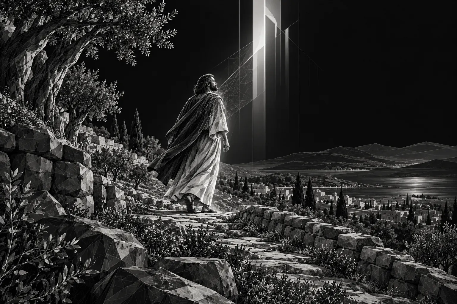 Enoch crossing the quiet threshold